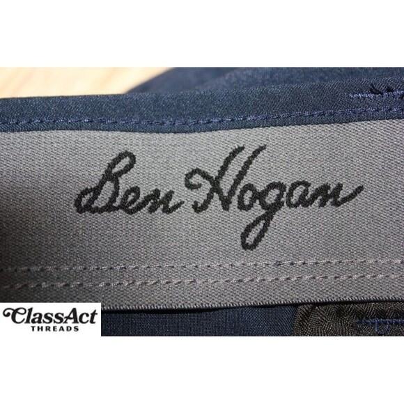 Ben Hogan Straight Leg Blue Stretch Mens Golf Pants Sx 36" X 30" - Picture 4 of 8